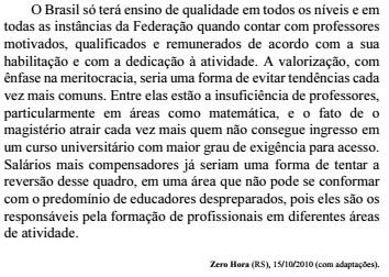 Imagem associada para resolução da questão