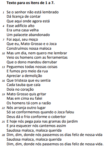 Imagem da questão