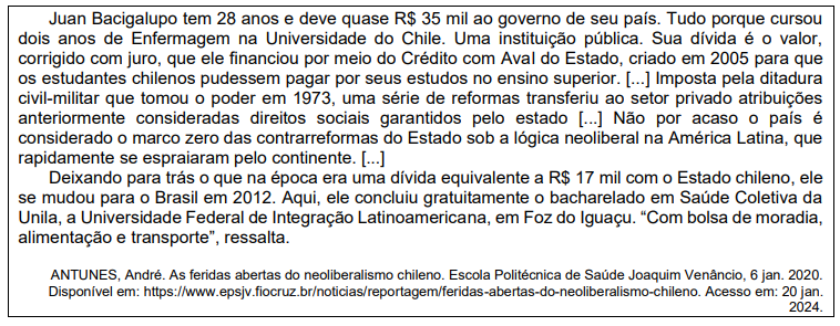 Imagem associada para resolução da questão