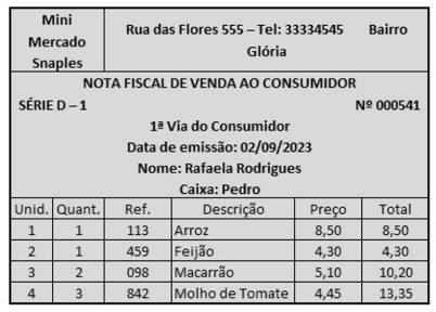 Imagem associada para resolução da questão