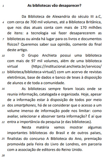 Imagem da questão