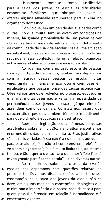 Imagem da questão