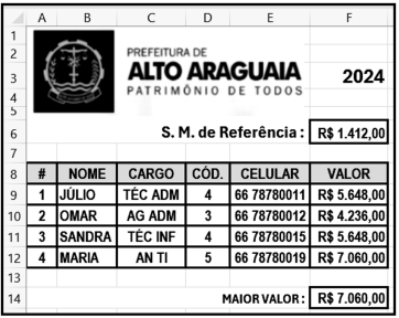 Imagem associada para resolução da questão