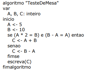 Imagem associada para resolução da questão