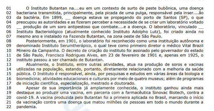 Imagem da questão