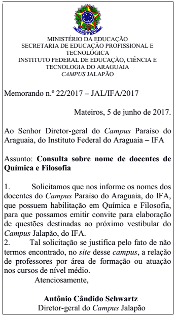 Imagem associada para resolução da questão