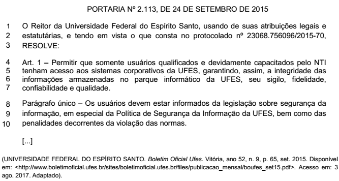 Imagem associada para resolução da questão