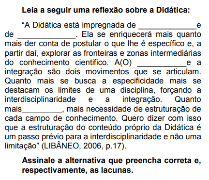 Imagem associada para resolução da questão