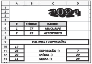 Imagem associada para resolução da questão