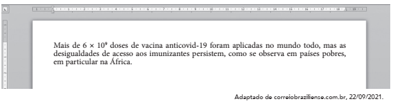 Imagem associada para resolução da questão